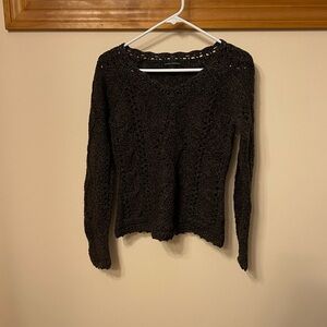 Banana Republic Espresso V-Neck Sweater